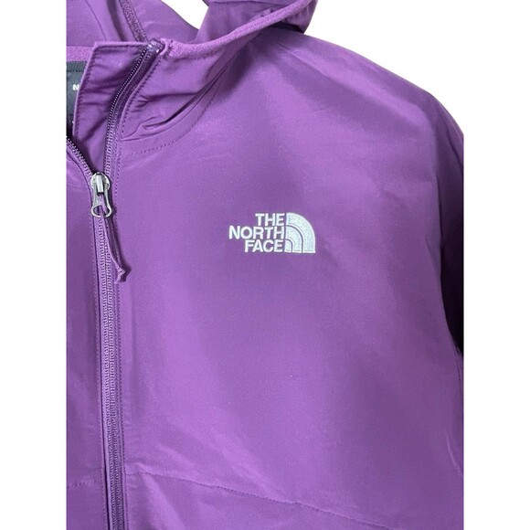 North Face Jacket Adult Small S Currant Purple Easy‎ Wind Full-Zip Jacket EUC - Picture 5 of 14